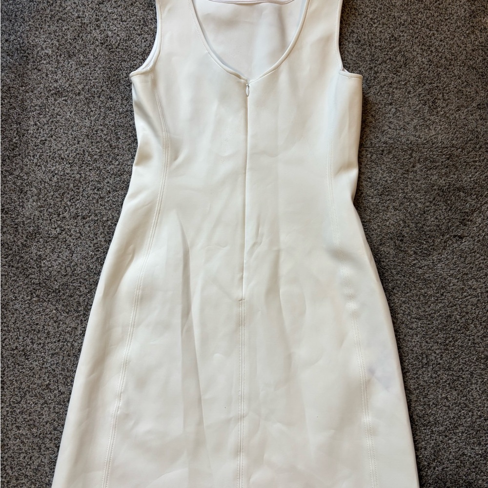 Theory White Midi Dress - Picture 3 of 7